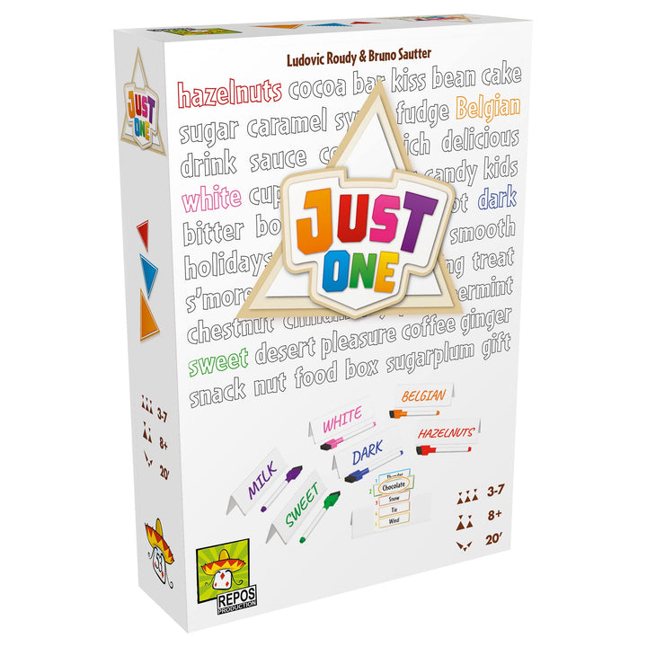 Just One Party Game (White Box) | Cooperative Board Game for Adults and Kids | Fun Games for Family Game Night | Ages 8 and up | 3-7 Players | Average Playtime 20 Minutes | Made by Repos Production Just One Party Game