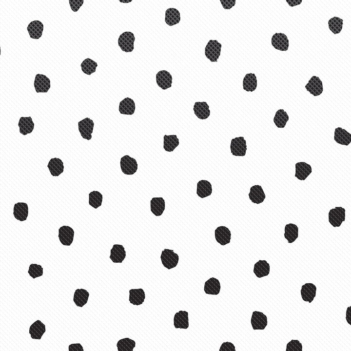 Teacher Created Resources Fun Size Black Painted Dots on White Better Than Paper Bulletin Board Roll Large