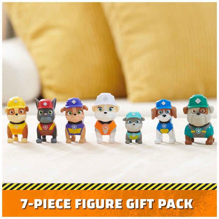 Rubble & Crew, Toy Figures Gift Pack, with 7 Collectible Action Figures, Kids Toys for Boys & Girls Ages 3+