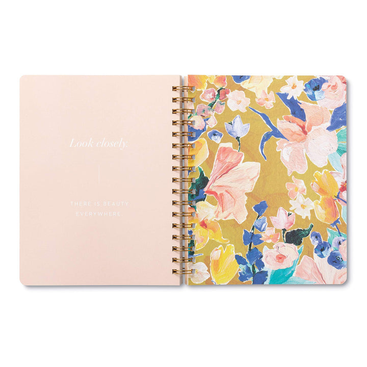 Compendium Spiral Notebook - Life Is Beautiful  A Designer Spiral Notebook with 192 Lined Pages, College Ruled, 7.5W x 9.25H