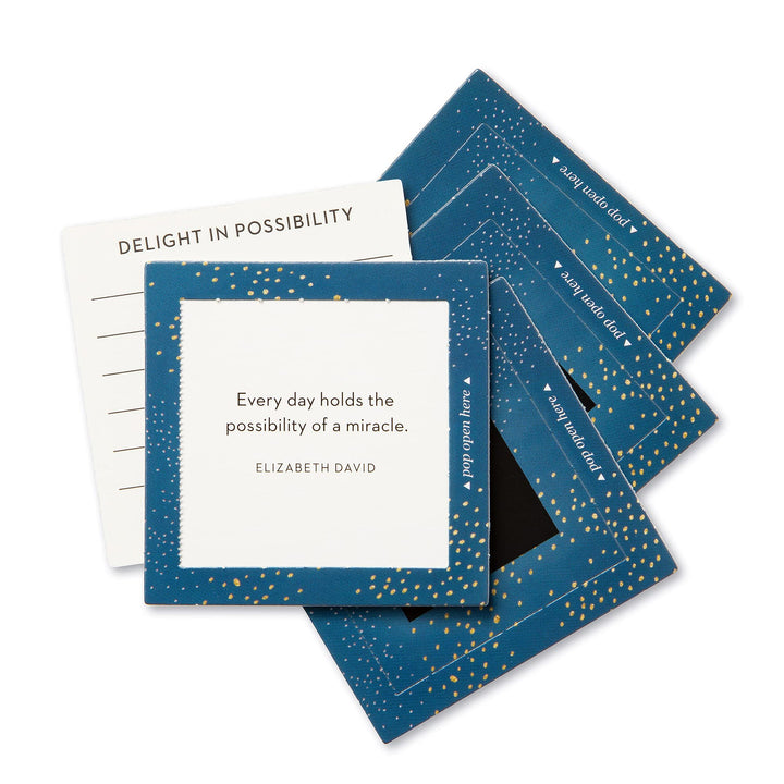 Compendium ThoughtFulls Pop-Open Cards — Wish — 30 Pop-Open Cards, Each with a Different Inspiring Message