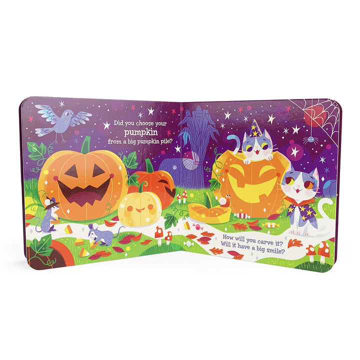 Baby's First Halloween Greeting Card Board Book (Includes Envelope and Foil Sticker) For Newborns, 0-12 Months (Little Bird Greetings Keepsake Book)