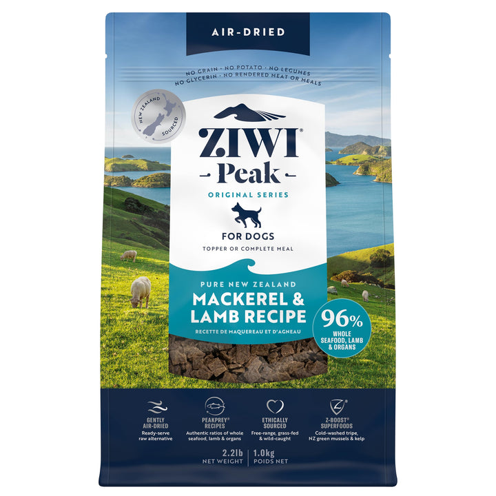 ZIWI Peak Air-Dried Dog Food – Tripe & Lamb - All Natural, High Protein, Grain Free, Limited Ingredient w/ Superfoods (35.2oz) 2.2 Pound (Pack of 1)