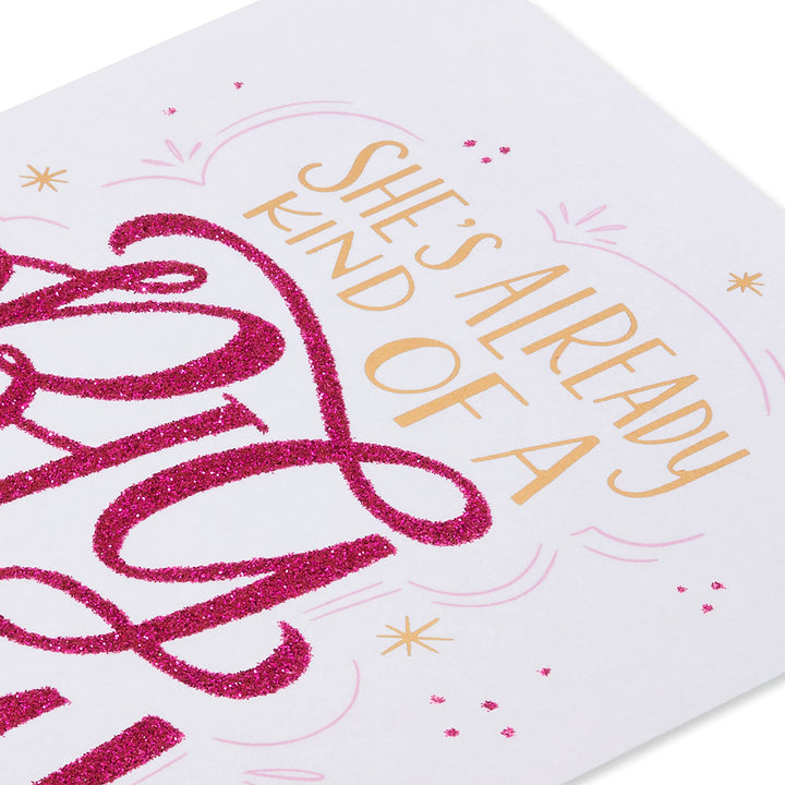 American Greetings Baby Shower Card for Girl (Haven't Met Her Yet)