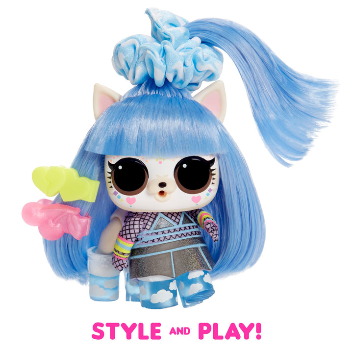 L.O.L. Surprise! Hair Pets with 10 Surprises- Collectible Pet with Real Hair, Including Music Themed Accessories, Holiday Toy, Great Gift for Kids Girls Boys Ages 4, 5, 6+ Years Old - Assorted Toy