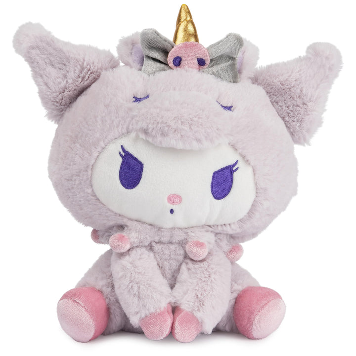 GUND Sanrio Kuromi Unicorn Plush Toy, Premium Stuffed Animal for Ages 1 and Up, Purple, 6” Sanrio Kuromi Unicorn 6"