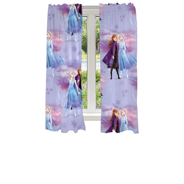 Franco Kids Room Window Curtains Drapes Set, 82 in x 63 in, Disney Frozen 2(Prints may vary)