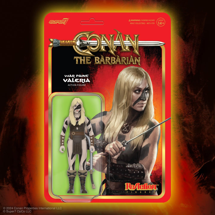 Super7 Conan The Barbarian Reaction Figures Wave 02 - Valeria (War Paint) Action Figure