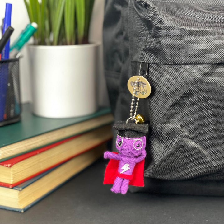 Watchover Voodoo 3-Inch Superhero Teacher - Handcrafted Gift to Bring Good Luck and Positivity Everywhere You Go