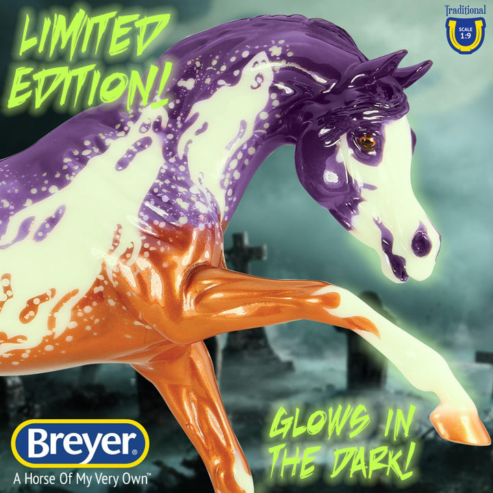 Breyer Horses Traditional Series Limited Edition | Spectre - 2023 Halloween Horse Toy| 11" x 8" | 1:9 Scale Figurine | Model #1876