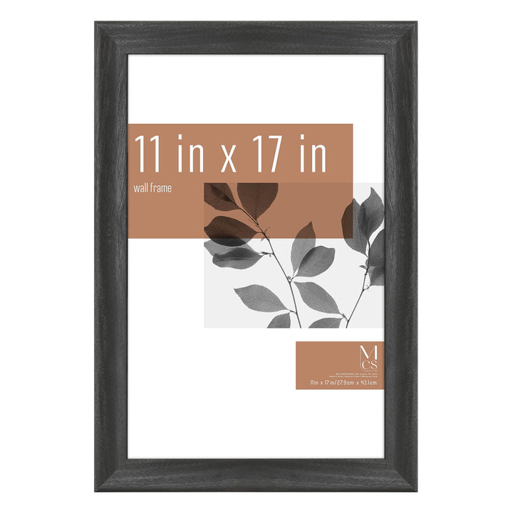 MCS Studio Gallery 20x27 Poster Frame Black Woodgrain, Vertical & Horizontal Wall Hanging Large Picture Frame for Photos, Posters & Art Prints (1-Pack) 1-Pack 20x27 - Select