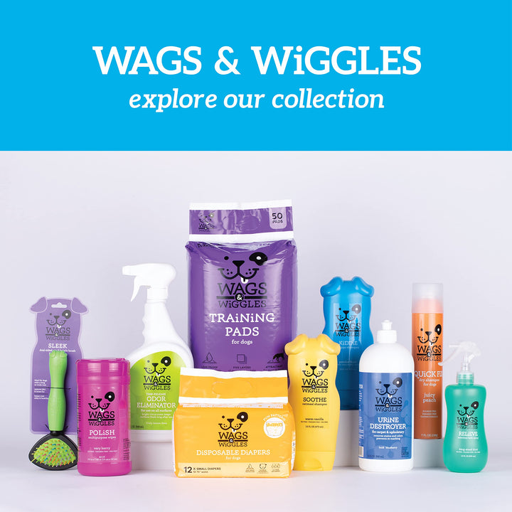 Wags & Wiggles Purify Hypoallergenic Wipes for Dogs Gently Clean & Condition Your Dog's Coat Without A Bath Zesty Grapefruit Scent Your Dog Will Love, (Pack of 1, 100 Count Total) Zesty Grapefruit - Hypoallergenic 100 Count (Pack of 1)