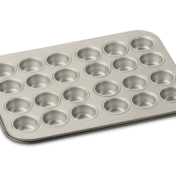 Cuisinart Chef's Classic Nonstick Bakeware 24-Cup Mini Muffin Pan, Champagne