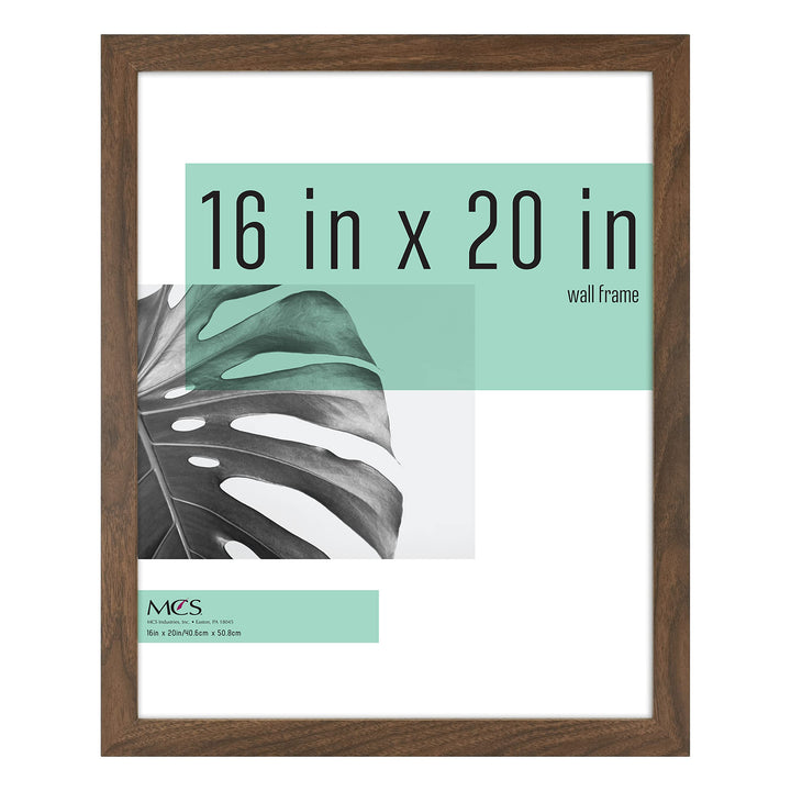 MCS Studio Gallery 20x27 Poster Frame Black Woodgrain, Vertical & Horizontal Wall Hanging Large Picture Frame for Photos, Posters & Art Prints (1-Pack) 1-Pack 20x27 - Select