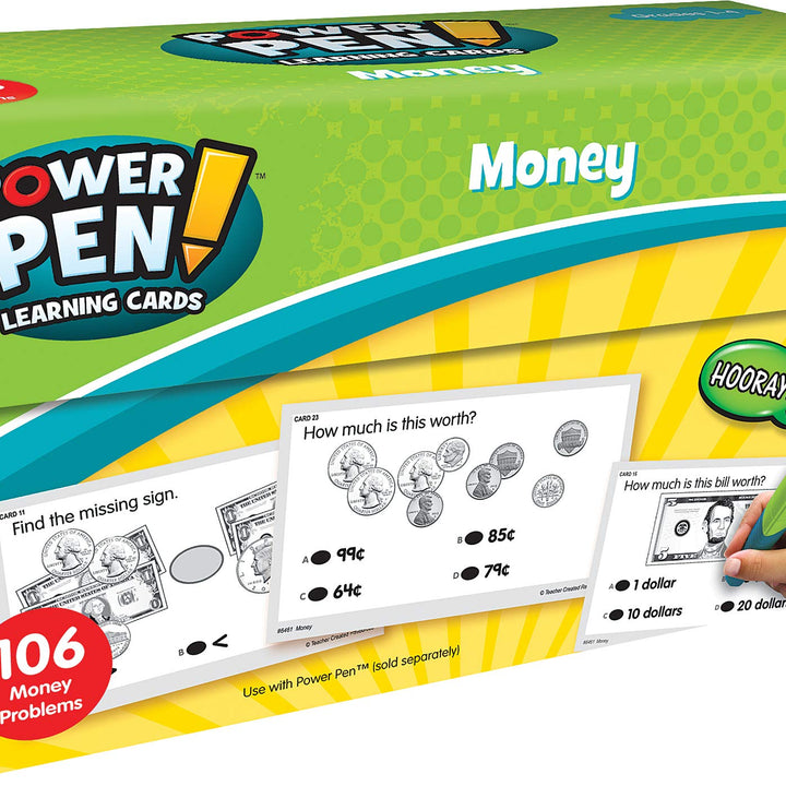 Teacher Created Resources Power Pen Learning Cards: Money (6461)