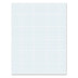 Ampad 8 1/2 x 11 Inches White Quad Pad, 4 Square Inch, 50 Sheets, 1 Each (22-030C)