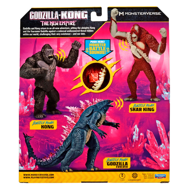 Godzilla x Kong 7" Battle Roar Skar King Figure by Playmates Toys