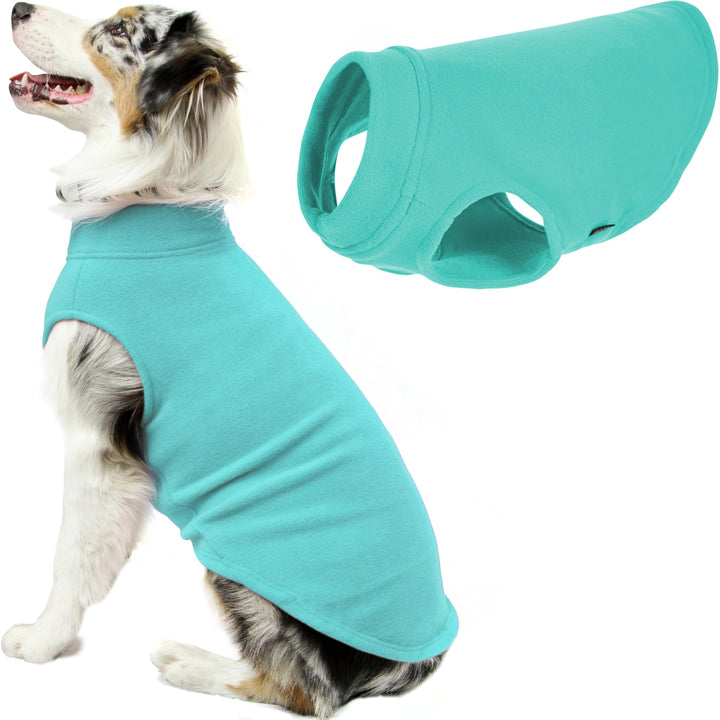 Gooby Stretch Fleece Vest Dog Sweater - Mint, 3X-Large - Warm Pullover Fleece Dog Jacket - Winter Dog Clothes for Small Dogs Boy or Girl - Dog Sweaters for Small Dogs to Dog Sweaters for Large Dogs 3X-Large Length (20.5")