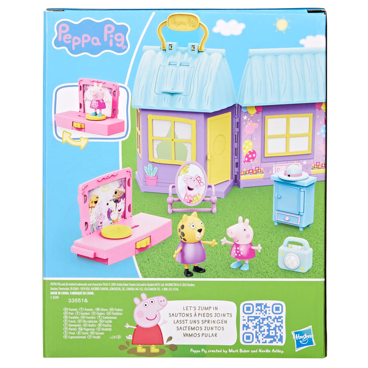 Peppa Pig Peppa’s Dance Party Playset with House, 2 Figures, 6 Accessories, Preschool Toys for Girls and Boys, Kids Gifts, Ages 3+ ( Exclusive)