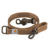 Carhartt Dog Leash Brown/Brushed Brass, Large Carhartt Brown (Nylon Webbing)