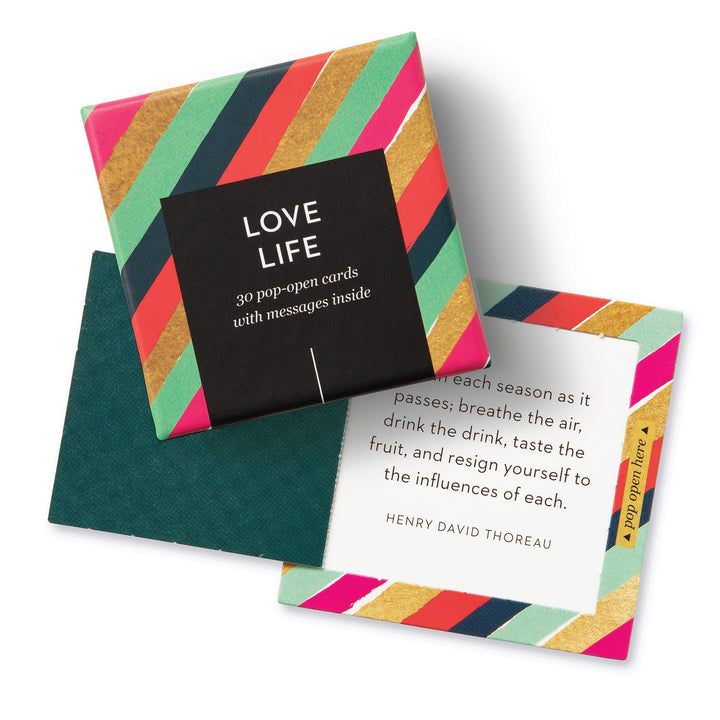 Compendium ThoughtFulls Pop-Open Cards — Love Life — 30 Pop-Open Cards, Each with a Different Inspiring Message Inside