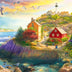 Wonder Forge Goat Hill Lighthouse 1000 Piece Jigsaw Puzzle for Adults | Unique, Perfectly-Fitting Pieces | Fun, Vibrant Imagery |  Exclusive