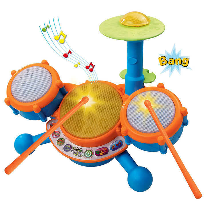 VTech KidiBeats Drum Set (Frustration Free Packaging) Orange Frustration Free Packaging