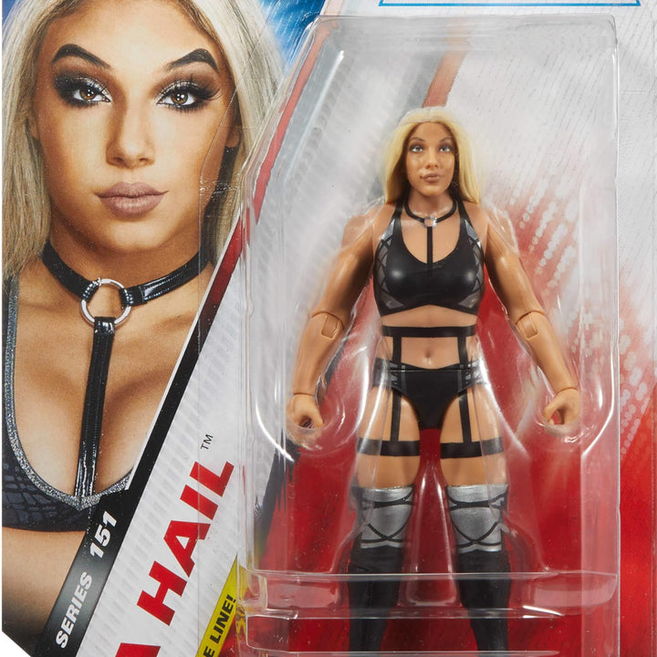 Mattel WWE Thea Hail Action Figure, Main Event Series #151 6-inch Collectible with 10 Articulation Points & Life-Like Look