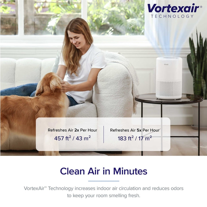 LEVOIT Core 200S Air Purifier Replacement Filter, 3-in-1 Filter, High-Efficiency Activated Carbon, Core 200S-RF, White 1 Count (Pack of 1)