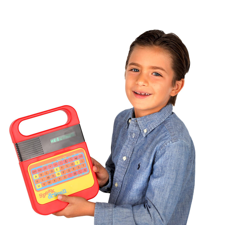 Speak & Spell Electronic Game - Educational Learning Toy, Spelling Games, 80s Retro Handheld Arcade, Autism Toys, Activity for Boys, Girls, Toddler, Ages 7+ Speak & Spell