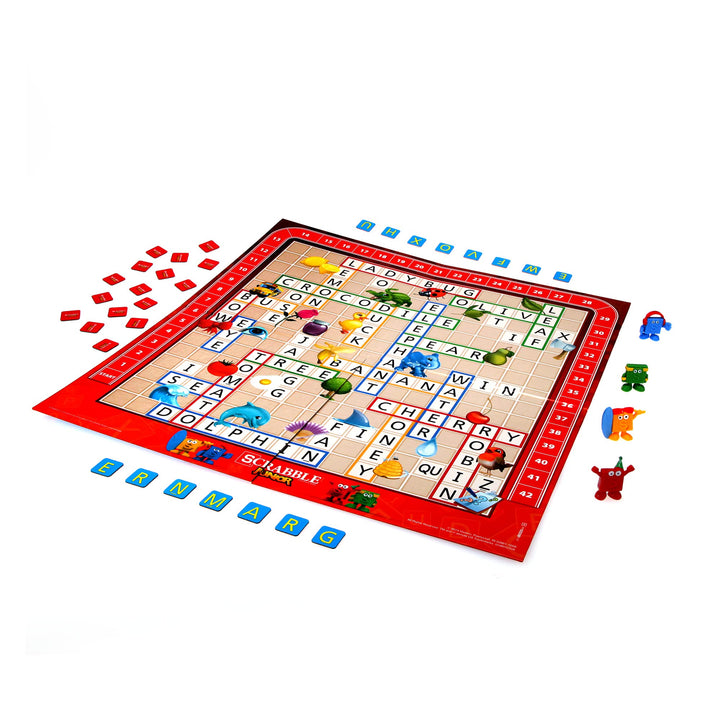 Hasbro Gaming Scrabble Junior Game, Family Educational Board Game for Kids, 2-4 Players, 5+ Years