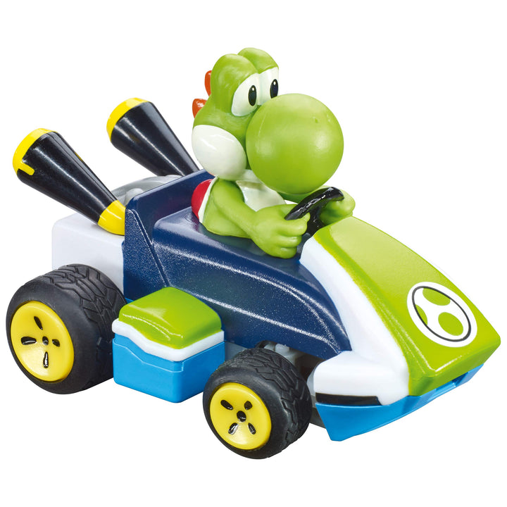 Carrera RC Nintendo Mario Kart 2.4 GHz Mini Collectible Radio Remote Control Toy Car Vehicle - Yoshi