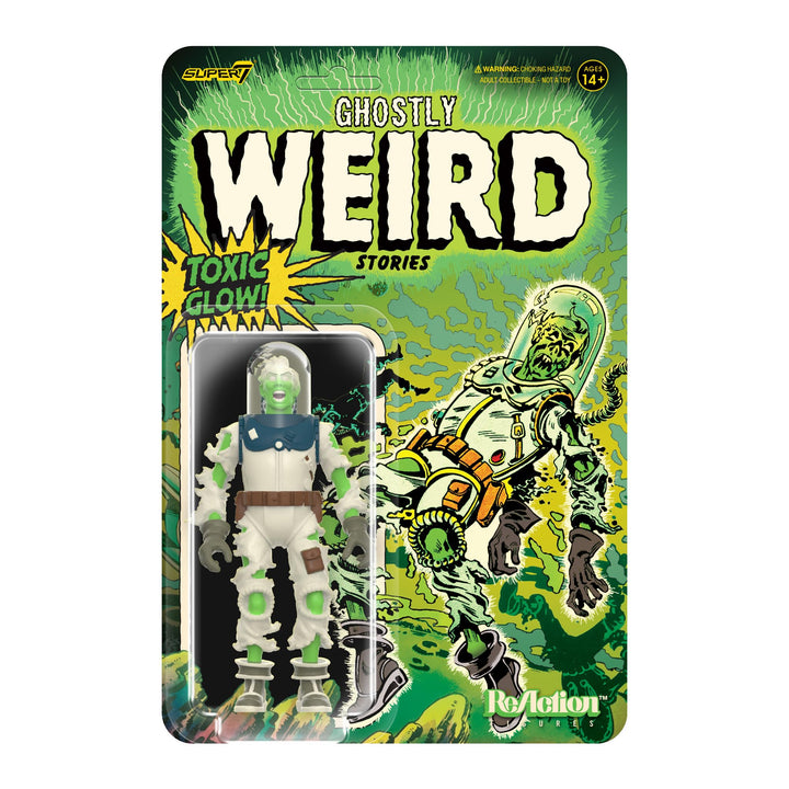 Super7 Pre-Code Horror Ghostly Weird Stories Commander Ben Woodruff (Glow in The Dark) - 3.75" Pre-Code Horror Action Figure with Accessories