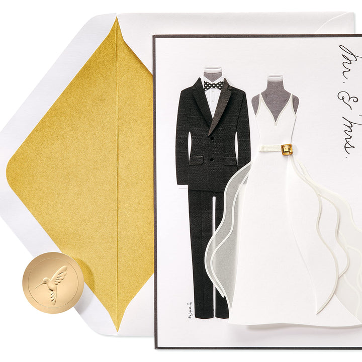 Papyrus Wedding Card (A Wonderful Couple) A Wonderful Couple