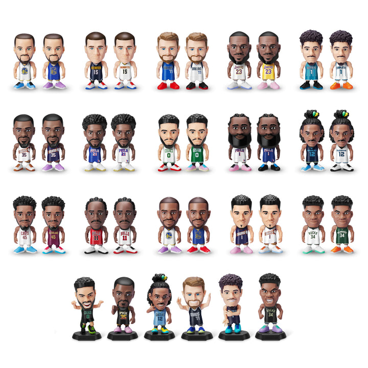 5 Surprise NBA Ballers Series 1 (2 Pack) Toy Mystery Capsule Figurine by ZURU for Kids, Teens, Adults- Players Like Luka Dončić, LaMelo Ball, Jayson Tatum, James Harden and Kevin Durant