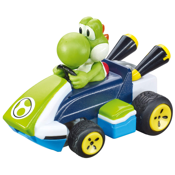 Carrera RC Nintendo Mario Kart 2.4 GHz Mini Collectible Radio Remote Control Toy Car Vehicle - Yoshi