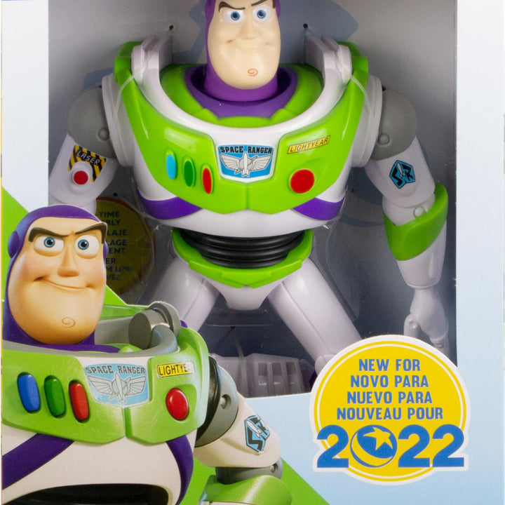 Mattel Disney and Pixar Toy Story Buzz Lightyear Large Action Figure, Posable with Authentic Detail, Toy Collectible, 12 inch Scale