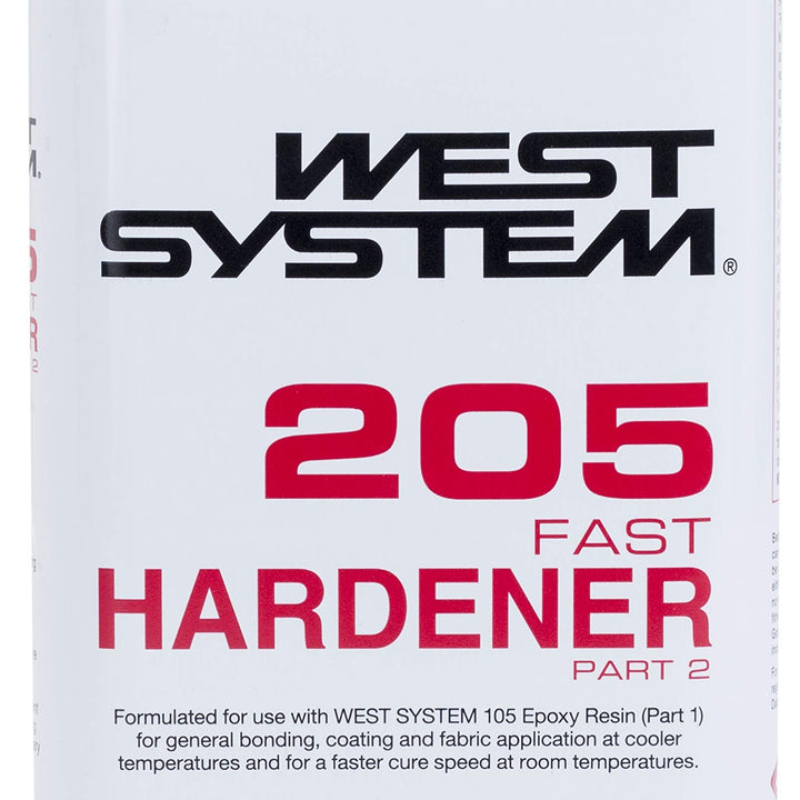 WEST SYSTEM 105B Epoxy Resin (126.6 fl oz) Bundle with 205B Fast Epoxy Hardener (27.5 fl oz) and 300 Mini Pumps Epoxy Metering 3-Pack Pump Set (3 Items)