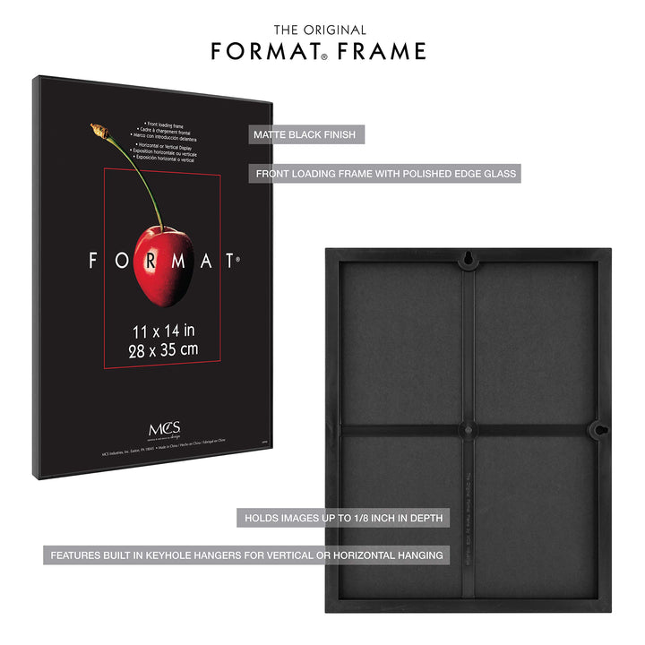 MCS Format Picture Frames, Gallery Wall Frames, Black, 6 x 8, 12-Pack 12 pk 6 x 8 in