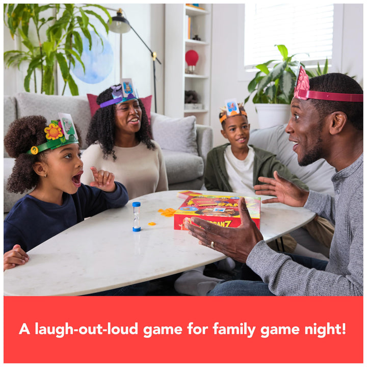 Spin Master Games, Hedbanz 2023 Edition with New Cards, Picture Guessing Board Game, Family Games, Games for Family Game Night, Kids Games for Ages 6+