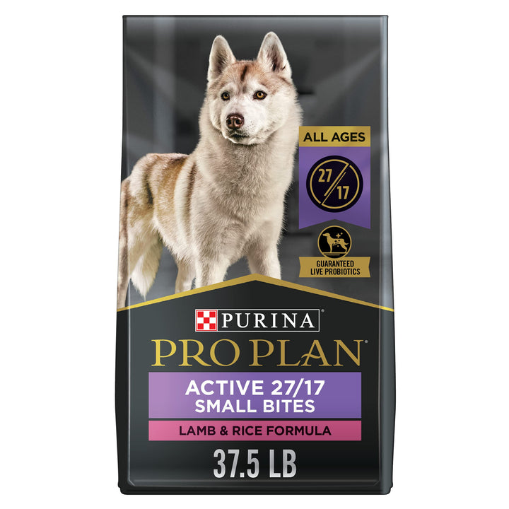 Purina Pro Plan High Protein, Small Bites Dog Food, SPORT 27/17 Lamb & Rice Formula - 37.5 Pound (Pack of 1) Lamb & Rice - Small Bites 37.5 Pound (Pack of 1)