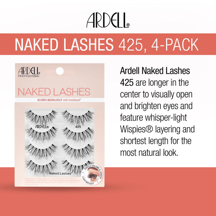 Ardell Naked 425, 4 Pairs