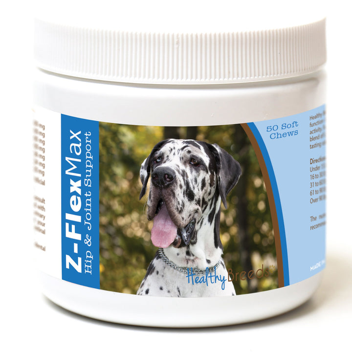 Healthy Breeds Great Dane Z-Flex Max Hip and Joint Soft Chews 50 Count 50 Ct