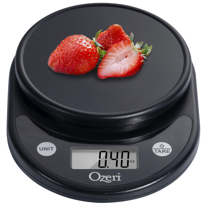 Ozeri Pronto Digital Multifunction Kitchen and Food Scale, All Black