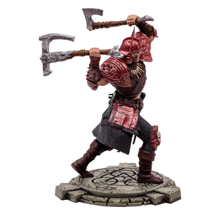 McFarlane Toys - Diablo IV Rend Barbarian and Blood Necromancer 2pk Gold Label 1:12 Scale Posed Figures, Gold Label,  Exclusive