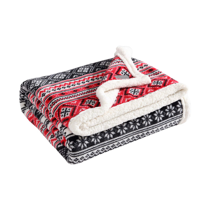 Eddie Bauer - Throw Blanket, Super Soft Reversible Sherpa Fleece Bedding, Ideal Christmas & White Elephant Gifts, Cozy Plaid Throw Blankets for Couch (Elk Stance Grey, Throw) Elk Stance Grey/White Animal