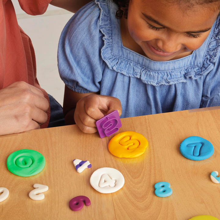 Play-Doh Numbers and Shapes Playset with 17 Tools & 20 Compound Sticks, Back to School Classroom Supplies, Kids Arts & Crafts, Preschool Toys, Ages 3+ Multicolor