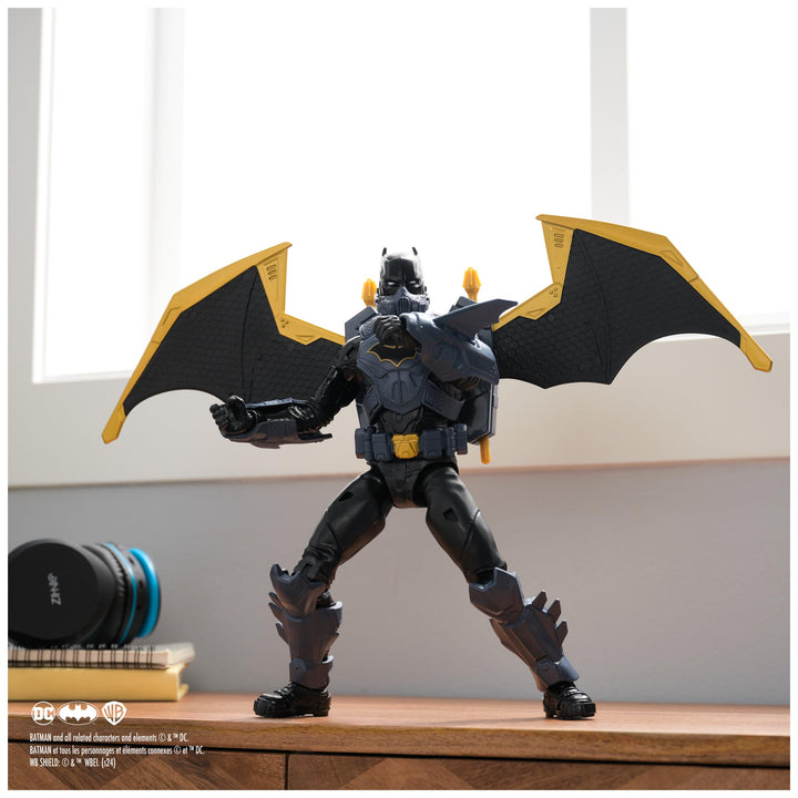 Batman Adventures, 12-inch Night Sky Batman Action Figure with Expandable Wings, Kids Toys for Boys and Girls Age 3 and Up