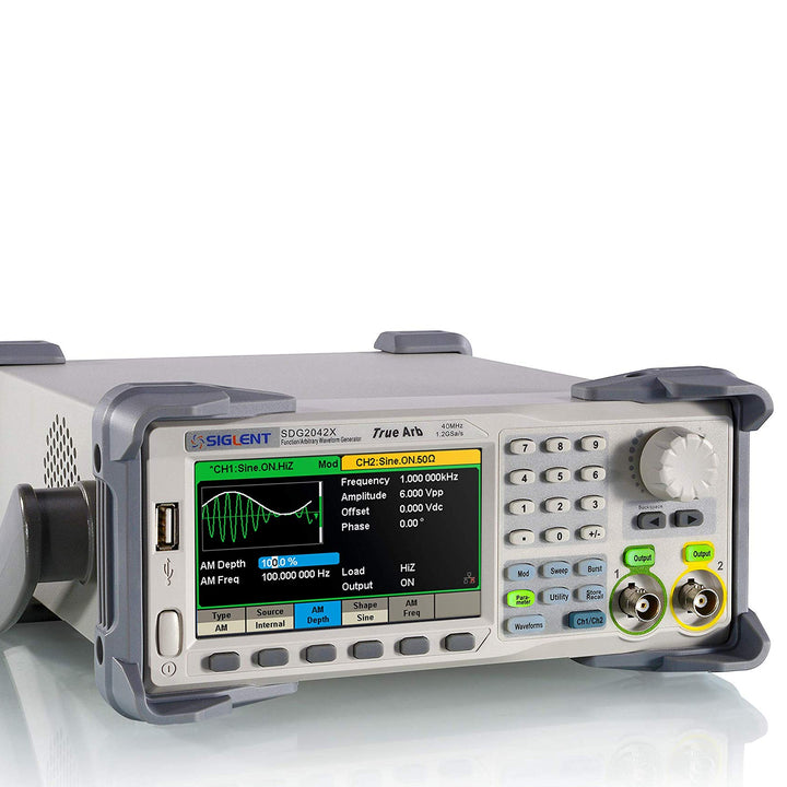 Siglent Technologies Function Generators and Oscilloscopes Bundle Generators + Digital Oscilloscope SDS1104X-E