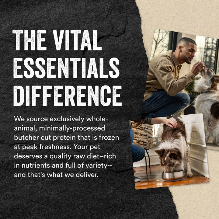 Vital Essentials Freeze Dried Raw Dog Food, Rabbit Mini Nibs Entree, 14 oz 14 Ounce (Pack of 1)